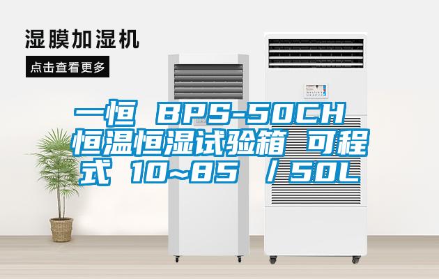 一恒 BPS-50CH 恒温恒湿试验箱 可程式 10~85℃／50L