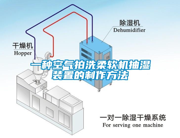 一种空气拍洗柔软机抽湿装置的制作方法