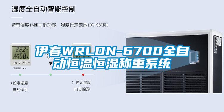 伊春WRLDN-6700全自动恒温恒湿称重系统