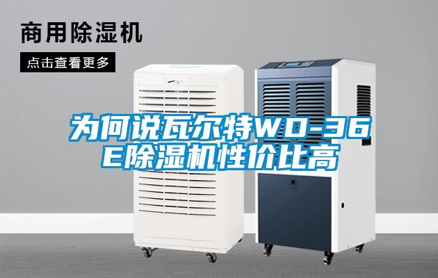 为何说瓦尔特WD-36E除湿机性价比高