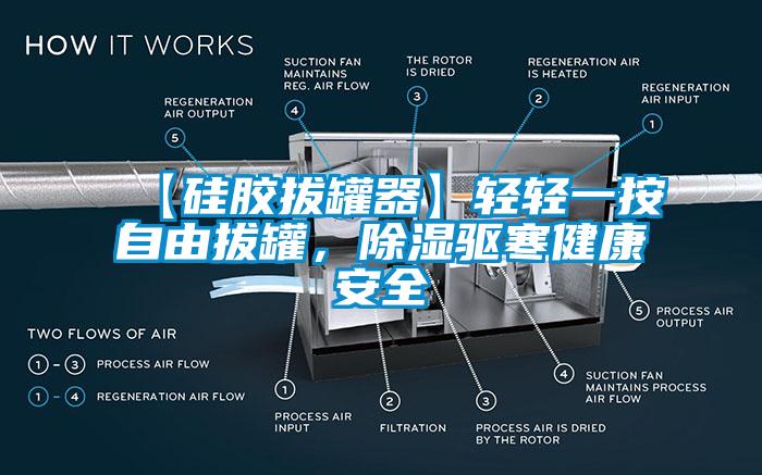 【硅胶拔罐器】轻轻一按自由拔罐，除湿驱寒健康安全