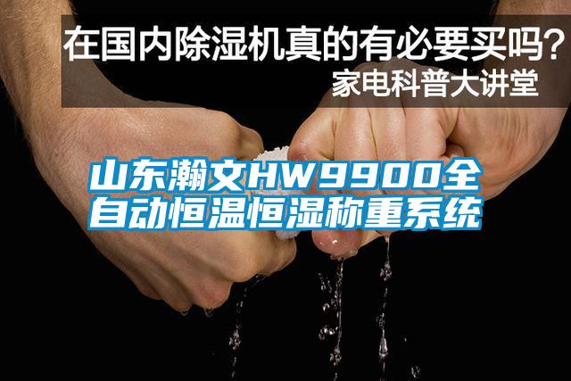 山东瀚文HW9900全自动恒温恒湿称重系统