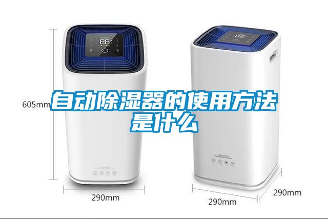 自动除湿器的使用方法是什么